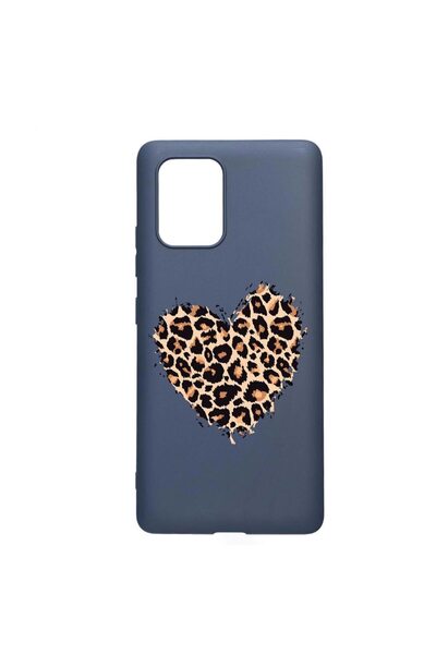 bestcase Θήκη σιλικόνης συμβατή με Samsung Galaxy M32 5G, Σχέδιο Καρδιά Λεοπά...