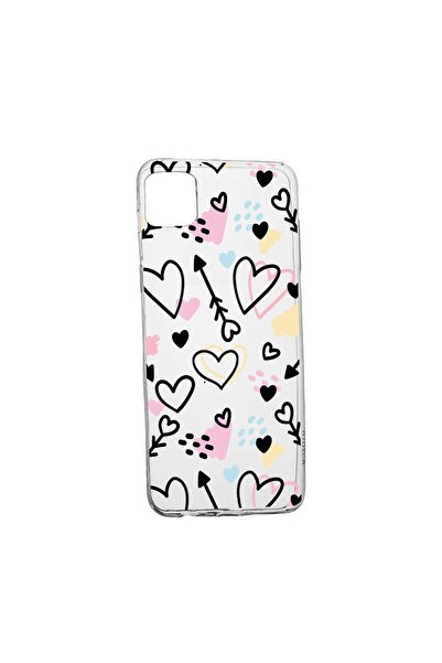 bestcase Θήκη Σιλικόνης, Συμβατή με Samsung Galaxy M22, Σχέδιο Συμβόλων Αγάπη...