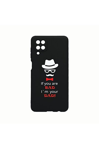 bestcase Θήκη σιλικόνης, Συμβατή με Samsung Galaxy A12, Bad Dad, Ανθεκτική στ...