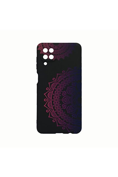 bestcase Θήκη σιλικόνης, Συμβατή με Samsung Galaxy A12, Δαντελένιο χρώμα, Ανθ...