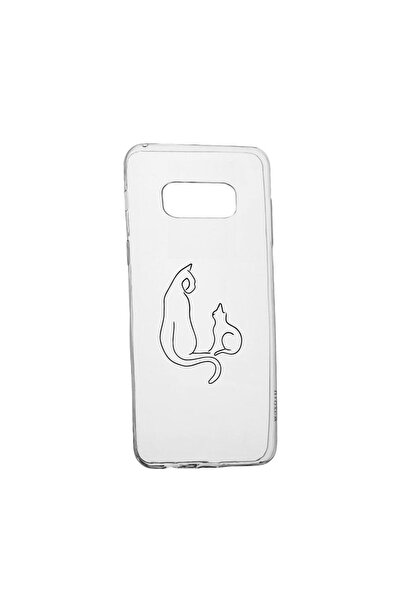 bestcase Θήκη σιλικόνης συμβατή με Samsung Galaxy S8, Αφηρημένη Γάτα, ανθεκτι...