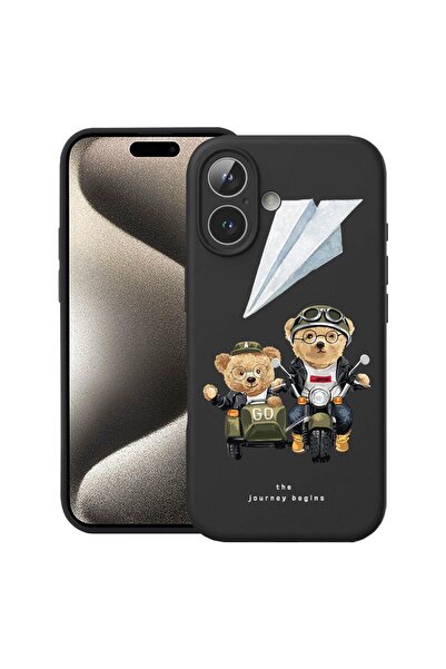 bestcase Θήκη για Apple iPhone 17 με σχέδιο Teddy On The Road, Σιλικόνη Premi...