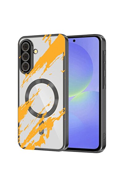 bestcase Πολυτελής Θήκη MagSafe, Συμβατή με Samsung Galaxy S24, Χρυσές Ρίγες,...