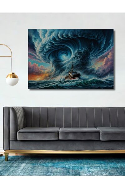 Teona Ahşap Πίνακας ζωγραφικής με ελαιογραφία σε στυλ κατασκευής πλοίου καται...