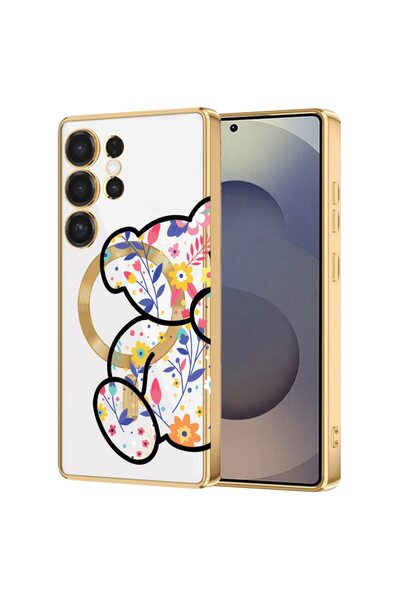 bestcase Πολυτελής Θήκη MagSafe, Συμβατή με Samsung Galaxy S24 Ultra, Αρκουδά...