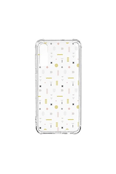 bestcase Husă Antișoc Compatibilă cu Samsung Galaxy A50, Simboluri, Silicon P...