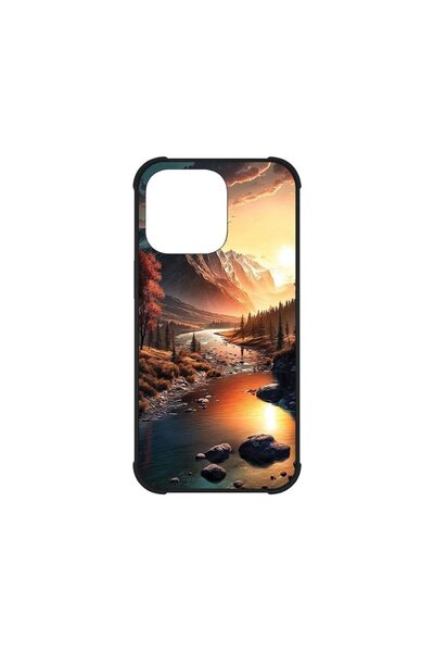 bestcase Θήκη MaxSafe Glassy, Συμβατή με Apple iPhone 13 Pro, Όμορφη Φύση, Χρ...