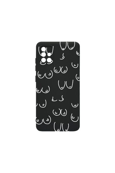 bestcase Θήκη Υγρής Σιλικόνης Premium, Συμβατή με Samsung Galaxy A71, Boobs, ...