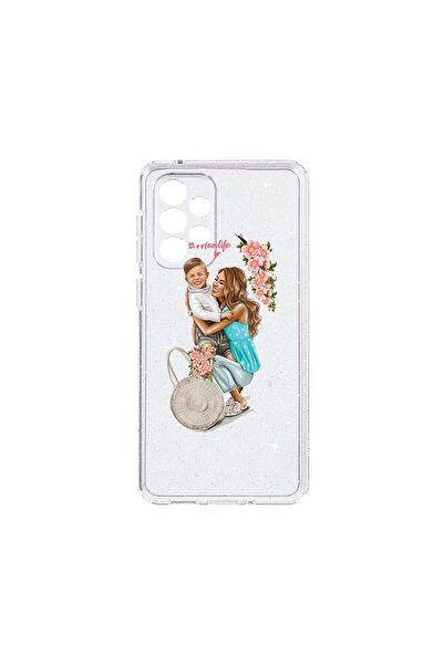 bestcase Θήκη Crystal Glitter 2MM, Συμβατή με Samsung Galaxy A52, Ζωή Μαμάς μ...
