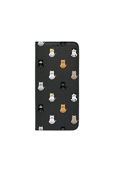 bestcase Θήκη τύπου κάρτας συμβατή με Samsung Galaxy S25 FE, με σχέδιο γάτας,...