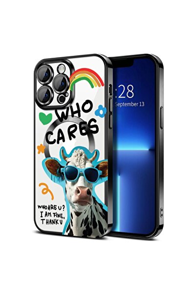 bestcase Husa Luxury MagSafe, Συμβατό με Apple iPhone 16 Pro Max, Crazy Cow -...