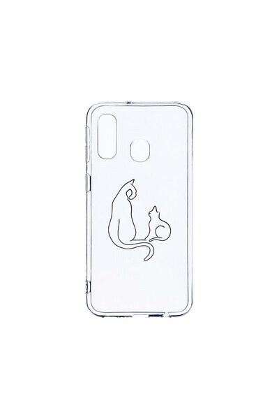 bestcase Διαφανής Θήκη Σιλικόνης 2MM, Συμβατή με Samsung Galaxy A40, Αφηρημέν...