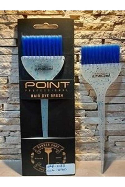 Point Wide Mouth Thin Handle Paint Brush Blue Sbf-024
