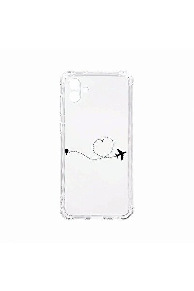 bestcase Αντικραδασμική Θήκη, Συμβατή με Samsung Galaxy A04, Αγαπώ να ταξιδεύ...