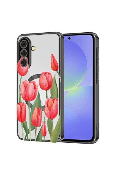 bestcase Πολυτελής Θήκη MagSafe, Συμβατή με Samsung Galaxy S24 Plus, Κόκκινες...