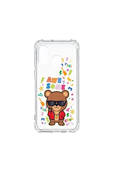 bestcase Αντικραδασμική Θήκη Σιλικόνης, Συμβατή με Samsung Galaxy A40, Σχέδιο...