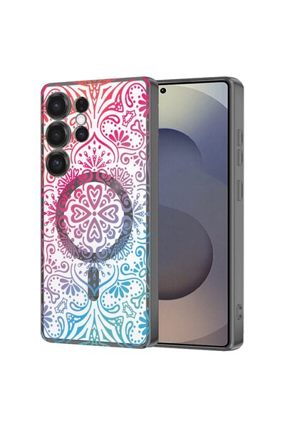 bestcase Πολυτελής Θήκη MagSafe, Συμβατή με Samsung Galaxy S24 Ultra, Αφηρημέ...