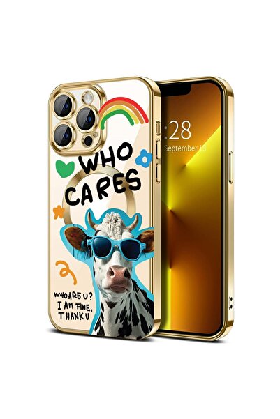 bestcase Husa Luxury MagSafe, Συμβατό με Apple iPhone 16 Pro Max, Crazy Cow -...