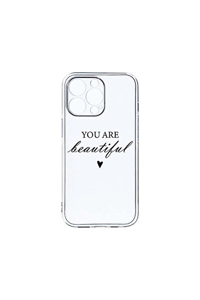 bestcase Διαφανής Θήκη Σιλικόνης 2MM, Συμβατή με Apple iPhone 13 Pro, Είσαι Ό...