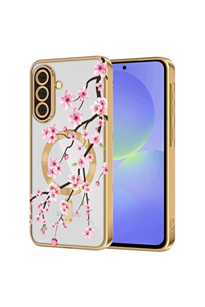 bestcase Πολυτελής Θήκη MagSafe, Συμβατή με Samsung Galaxy S25 Plus, Άνθη Κερ...