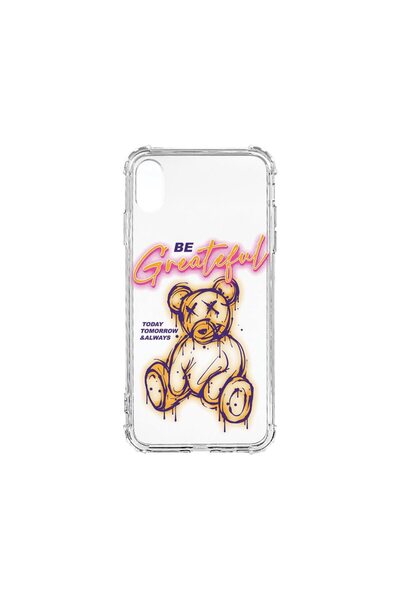 bestcase Husa Anti Shock 1.5MM, compatibilă cu Apple iPhone XR, Teddy Bear - ...