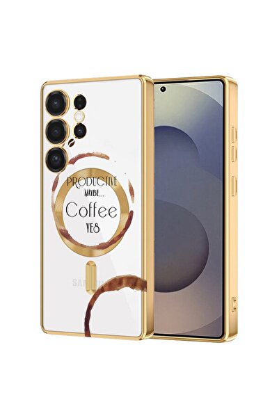 bestcase Πολυτελής Θήκη MagSafe, Συμβατή με Samsung Galaxy S24 Ultra, Καφέ, Ε...