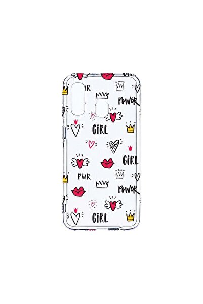 bestcase Διαφανής Θήκη Σιλικόνης 2MM, Συμβατή με Samsung Galaxy A40, Girl Pow...