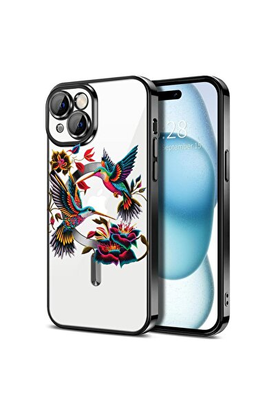 bestcase Πολυτελής Θήκη MagSafe, Συμβατή με Apple iPhone 14 Plus, Πολύχρωμο Κ...