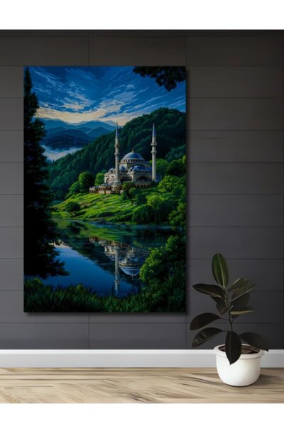 Teona Ahşap Πανέμορφο Ξύλινο Διακοσμητικό Τραπέζι με Ψηφιακή Εκτύπωση Θέματος...