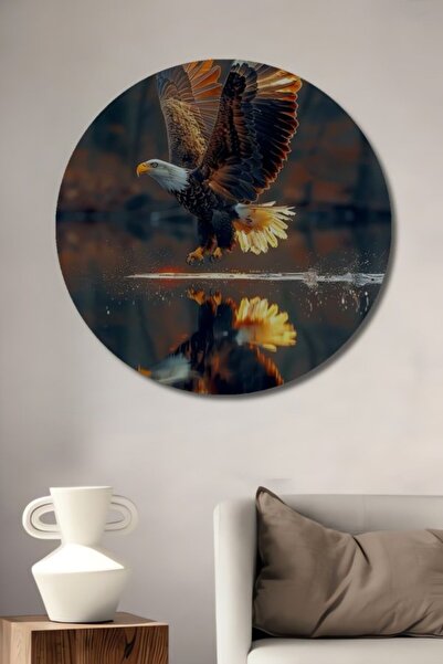 Teona Ahşap Διακοσμητικός ξύλινος πίνακας με ελαιογραφία με εφέ κίνησης των φ...