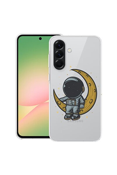 bestcase Θήκη για Samsung Galaxy A17 5G με Σχέδιο Αστροναύτη στη Σελήνη, Διαφ...