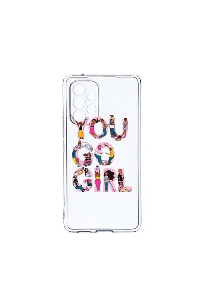 bestcase Διαφανής Θήκη Σιλικόνης 2MM, Συμβατή με Samsung Galaxy A13 4G, Girl ...