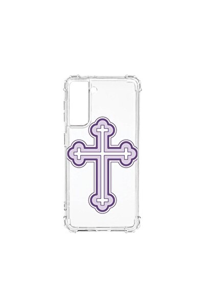 bestcase Husa Αντικραδασμική 1.5MM, Συμβατή με Samsung Galaxy S22, Μωβ Σταυρό...