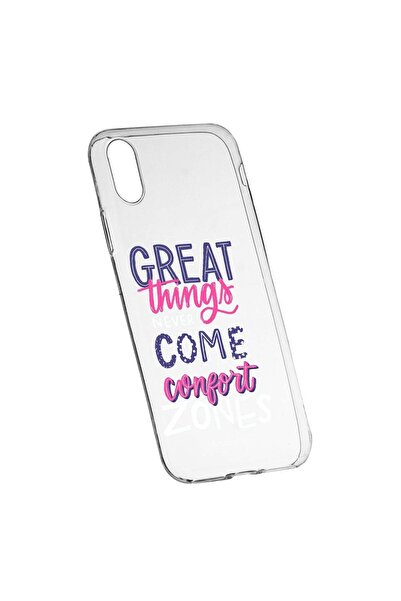 bestcase Προστατευτική θήκη με μήνυμα  "Great Things ", για Apple iPhone XS M...