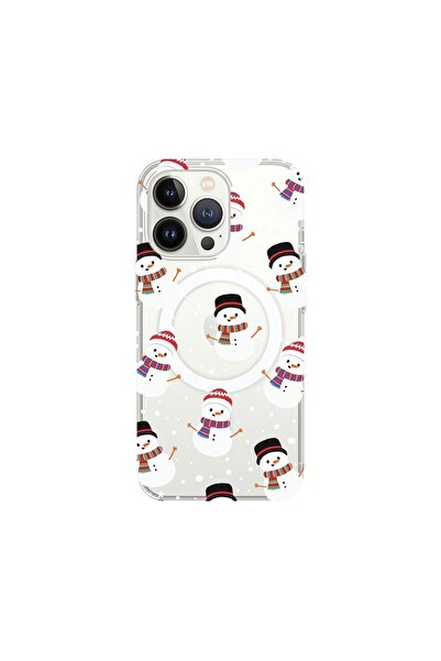 bestcase Husa MagSafe Anti Shock, Compatibila Cu Apple iPhone 14 Pro, Snowman...