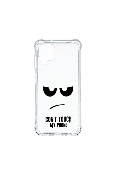 bestcase Αντικραδασμική θήκη συμβατή με Samsung Galaxy A12, Μην αγγίζετε το τ...