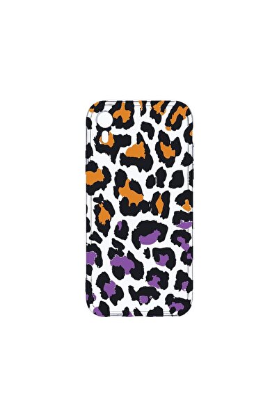 bestcase Διαφανής Θήκη Σιλικόνης 2MM, Συμβατή με Apple iPhone XR, Μοτίβο Λιλά...
