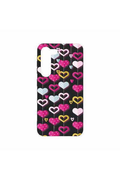 bestcase Θήκη, Συμβατή με Samsung Galaxy S23 Plus, Χαριτωμένα Καρδιές, Ανθεκτ...