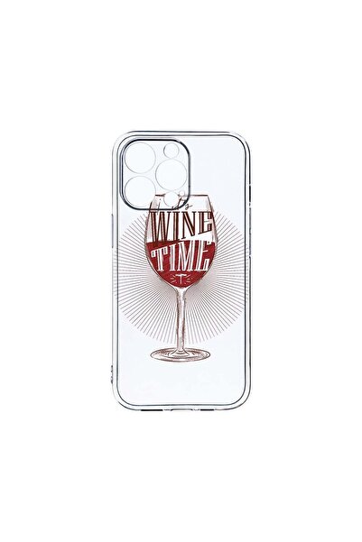 bestcase Διαφανής Θήκη Σιλικόνης 2MM, Συμβατή με Apple iPhone 13 Pro, Wine Ti...