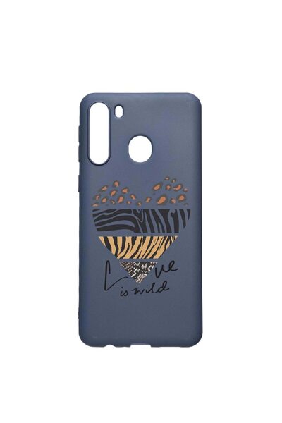 bestcase Husa Silicon Compatibila Cu Samsung Galaxy A21, Love Is Wild, rezist...