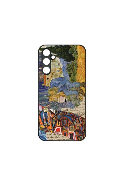 bestcase Λεπτή Γυάλινη Θήκη, Συμβατή με Samsung Galaxy A04s, Στυλ Βαν Γκογκ, ...