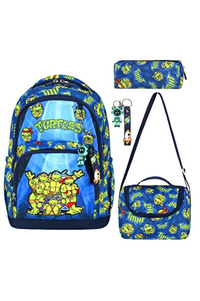 Bodmar Çanta Since 2023 Ninja Patterned Triple Children's Primary School Bag ...