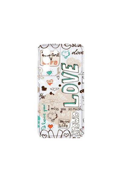 bestcase Θήκη Crystal Glitter 2MM, Συμβατή με Samsung Galaxy S22, Love, Αντικ...