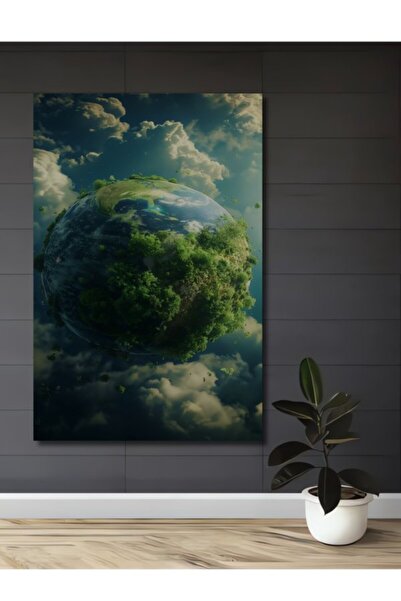 Teona Ahşap Πράσινο Ξύλινο Διακοσμητικό Τραπέζι Όνειρο της Γης για Σπίτι, Είσ...