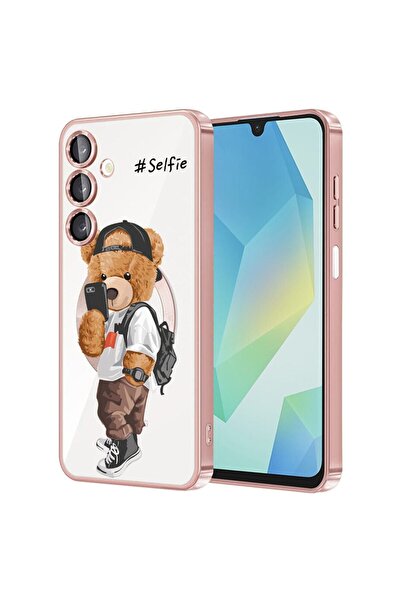 bestcase Πολυτελής Θήκη MagSafe, Συμβατή με Samsung Galaxy A16, Αρκουδάκι Sel...