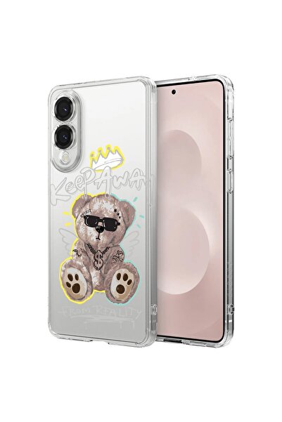 bestcase Husă pentru Samsung Galaxy S25 Edge, Antișoc 1.5MM, Teddy Bear Keep ...