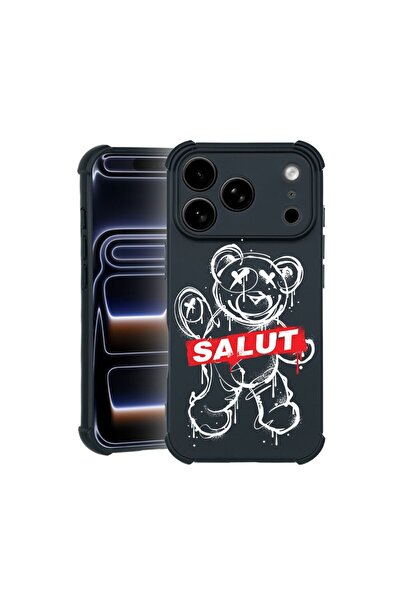 bestcase Θήκη TPU Pro Shock συμβατή με Apple iPhone 17 Pro, με σχέδιο Teddy B...