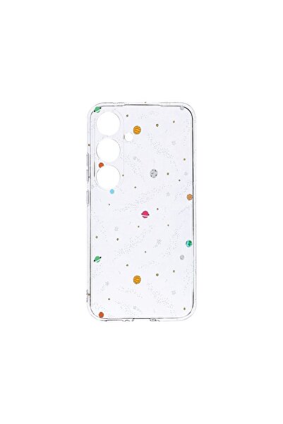 bestcase Διαφανής Θήκη Σιλικόνης 2MM, Συμβατή με Samsung Galaxy S24, Σύμβολα ...