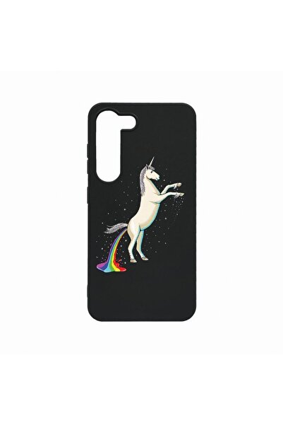 bestcase Θήκη, Συμβατή με Samsung Galaxy S23 Plus, Μονόκερος Ουράνιο Τόξο, Αν...