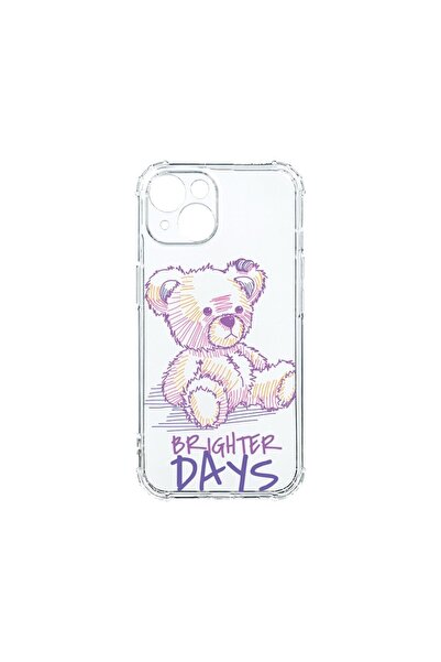 bestcase Husa Anti Shock 1.5MM, compatibilă cu Apple iPhone 14 Plus, Teddy Be...